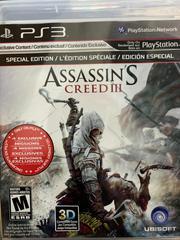 Sony Playstation 3 (PS3) Assassin's Creed III Special Edition [In Box/Case Complete]